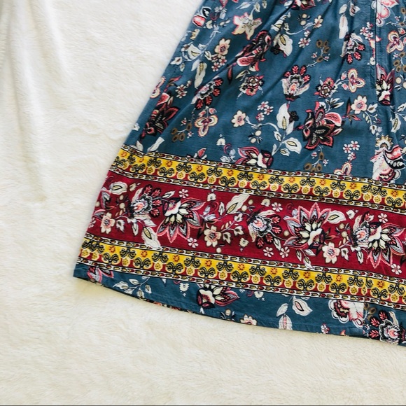 Three Pink Hearts By Trixxi, Floral Skater Dress, Juniors Size M - Picture 12 of 16